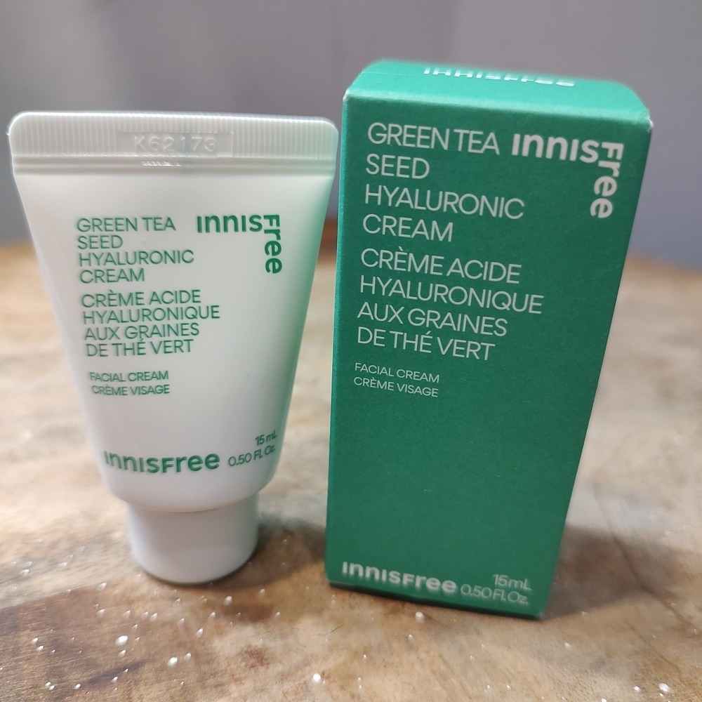 Innisfree‎ Green Tea Seed Hyaluronic Cream Exp 7/2027 0.5oz New Sealed